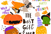 Cute Cartoon Set With Funny Animals, an Object Illustration by Maria Starus (Thumbnail 2 of 3)