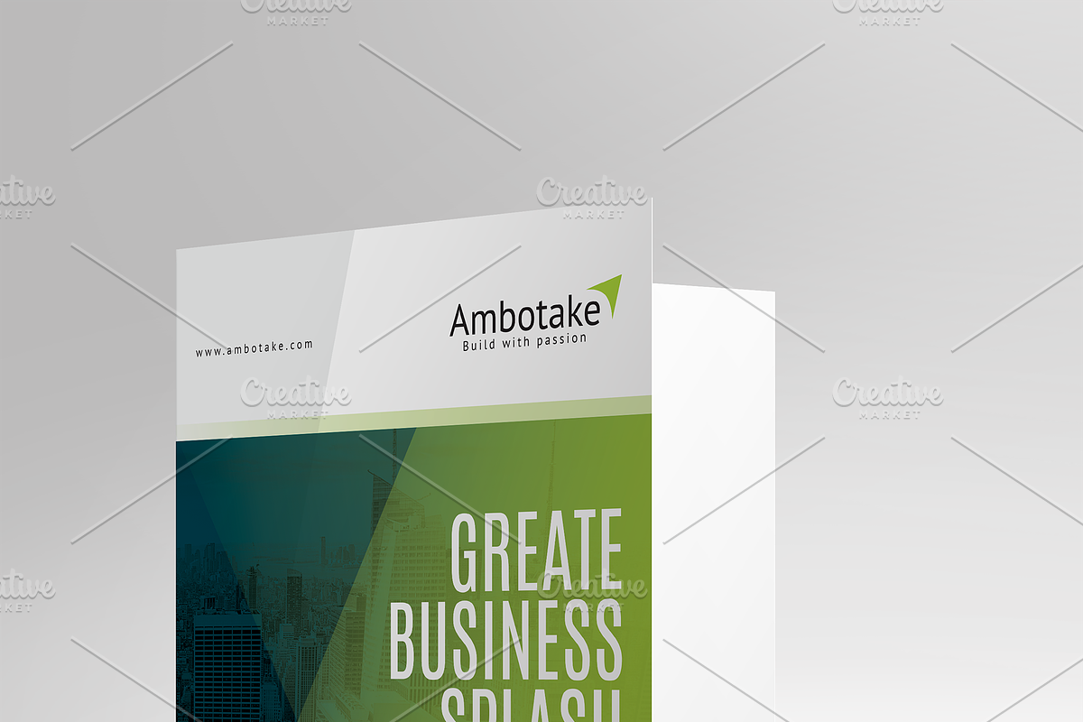 Corporate Presentation Folder, a Stationery Template by GenerousArt (Photo 2 of 4)