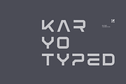Egba Futuristic Tech Font, a Font by baqoos (Thumbnail 7 of 10)