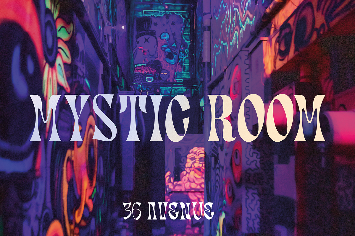 Kenzo - Psychedelic Typeface, a Sans Serif Font by HipFonts (Photo 7 of 8)
