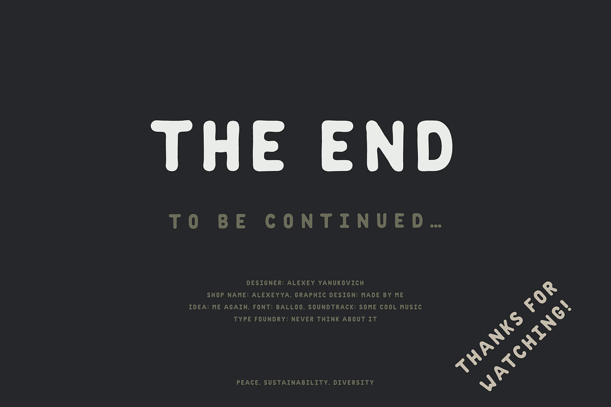 BALLOOO — Bold Balloon Display Font, a Font by AlexeyYa (Photo 7 of 7)