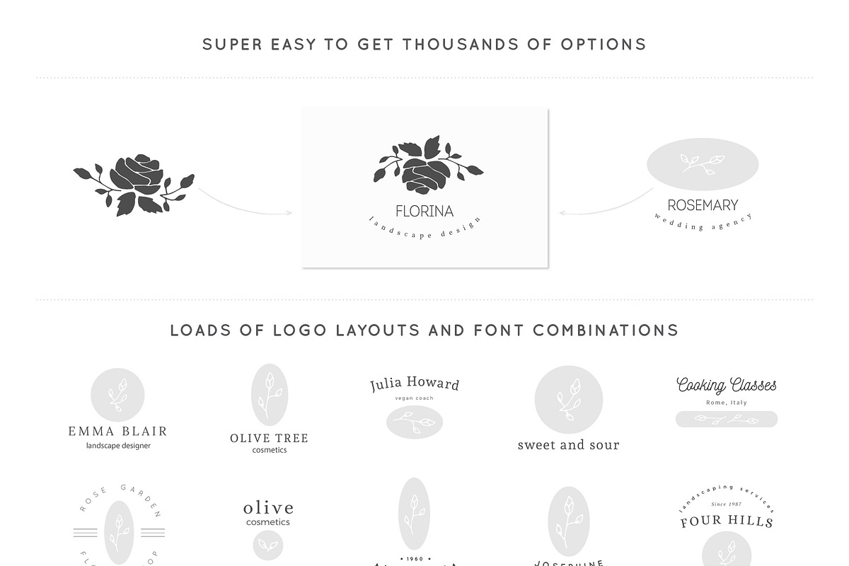 Big Logo Creator for Small Business, a Branding & Logo Template by Mint Air Studio (Photo 6 of 16)