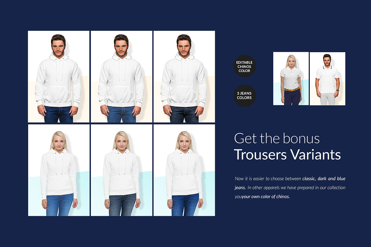 HOODIES BUNDLE 20x Mock-ups + DEMO, a Books & Magazine Mockup by Apparel_Mockups (Photo 21 of 27)