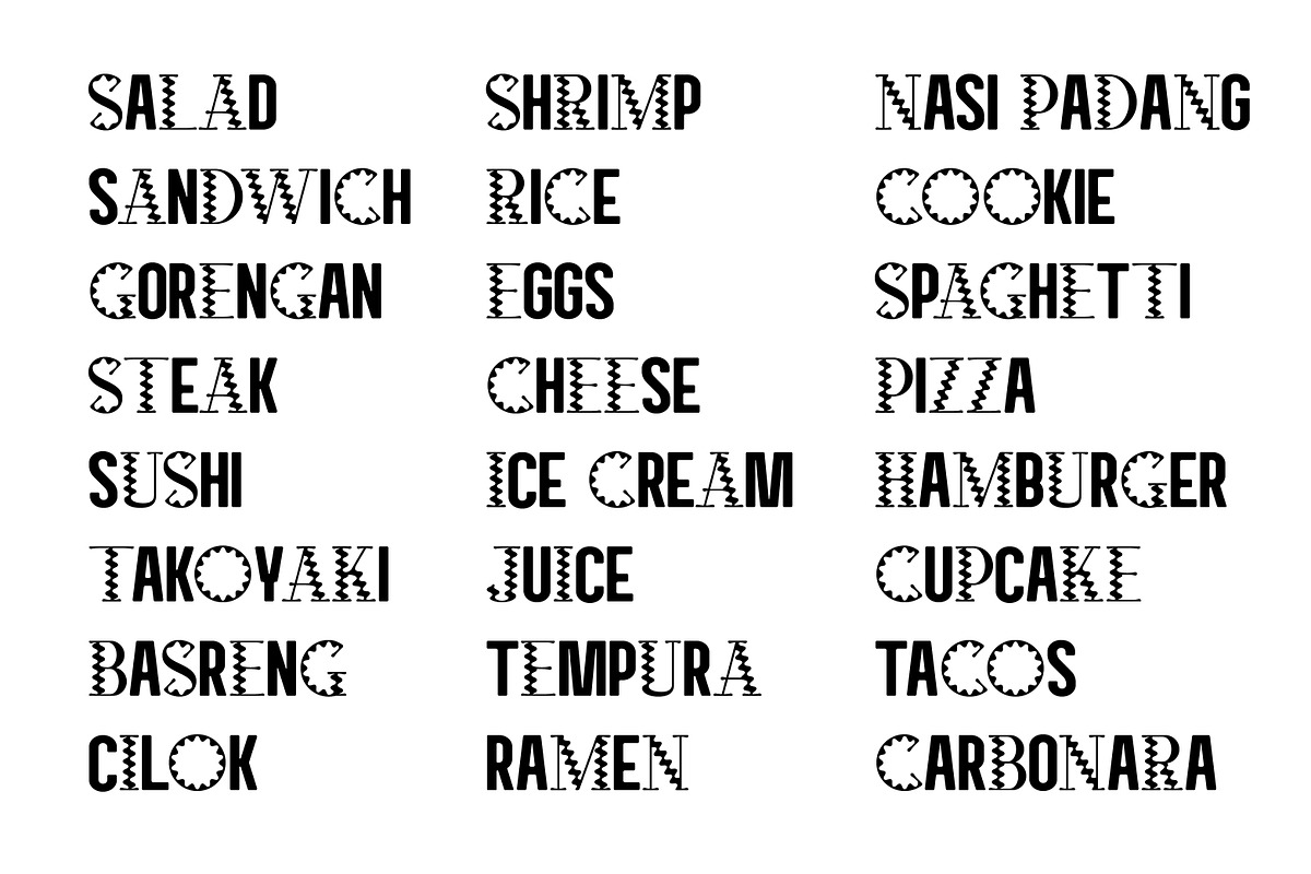 AO Yokai - Decorative Typeface, a Serif Font by OwunStudio (Photo 8 of 14)
