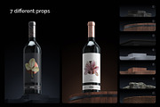 The wine creator - Bordeaux bottle, a Product Mockup by Mocku (Thumbnail 2 of 14)