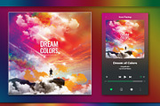 Dream of Colors Album Cover Artwork, a Social Media Template by angelicafx (Thumbnail 1 of 3)