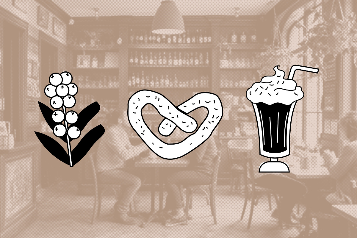 Café: Hand-Drawn People & Food, a Food Illustration by Schumacher Shop (Photo 11 of 14)
