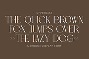 Meroona - Display Serif, a Serif Font by executypeStudio (Thumbnail 2 of 14)