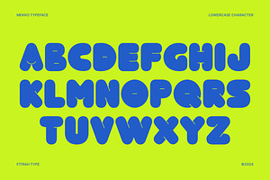 Mekko Rounded Typeface