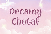 Dreamy Chotaf, a Handwritten Font by Aisyah (Thumbnail 1 of 5)