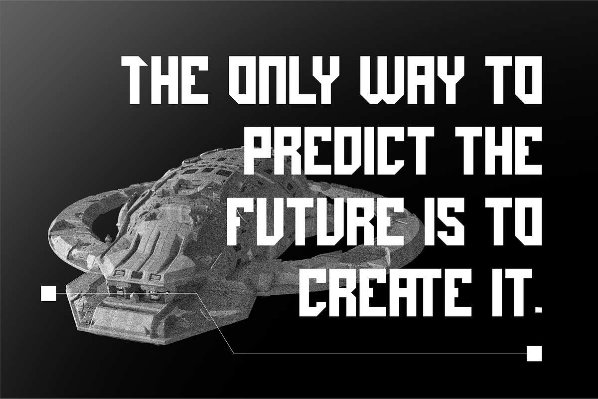 VB Veleon - Futuristic Font, a Sans Serif Font by VALIANTBROTHA (Photo 8 of 9)