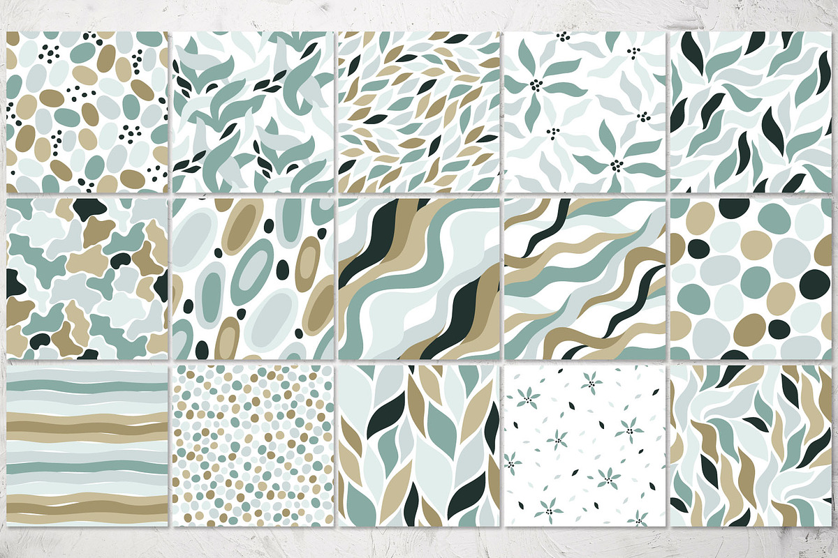 15 seamless patterns, a Pattern Graphic by pineart (Photo 2 of 5)