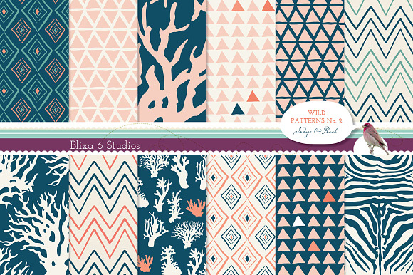 12 Wild Geometric Digital Patterns preview 5