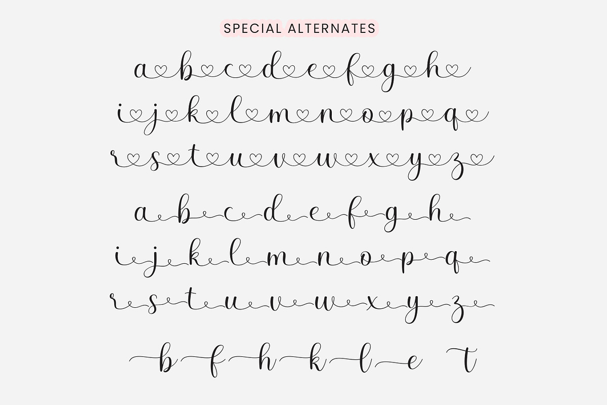 Rosalie, a Script Font by Flawless And Co (Photo 4 of 10)