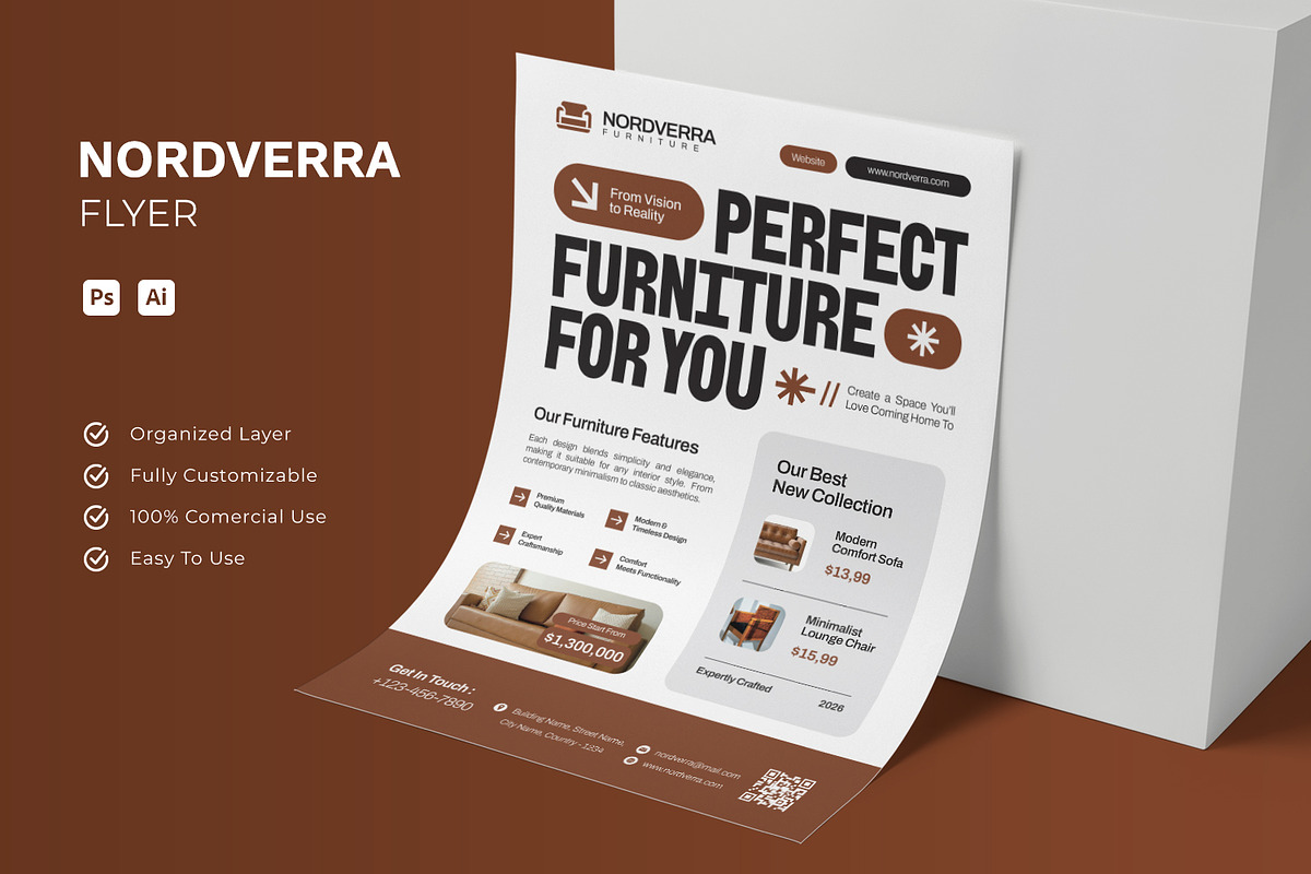 Nordverra - Flyer, a Flyer Template by Esensifiksi.studio (Photo 3 of 3)