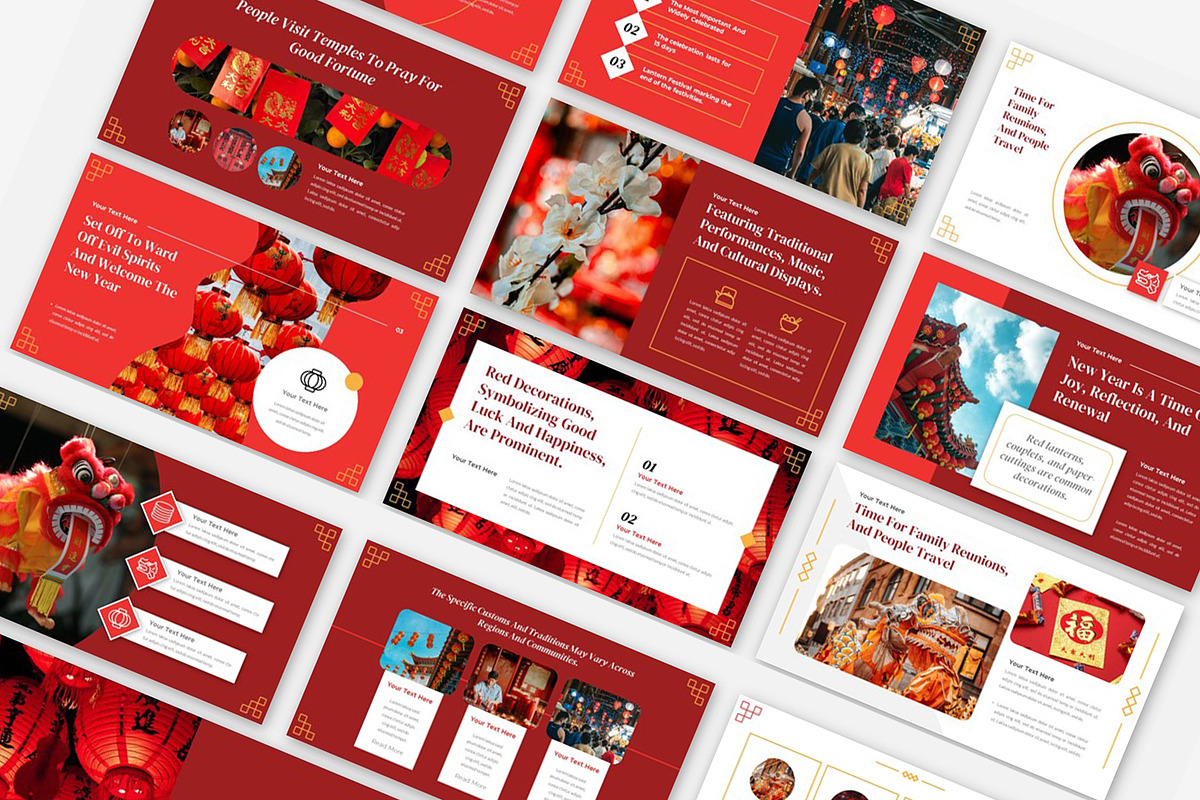 New Year Celebration Google Slides, a Presentation Template by Robs Daily Design (Photo 9 of 10)