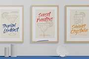 Smoothie Delights, a Handwritten Font by agnyhasyastudio (Thumbnail 7 of 11)
