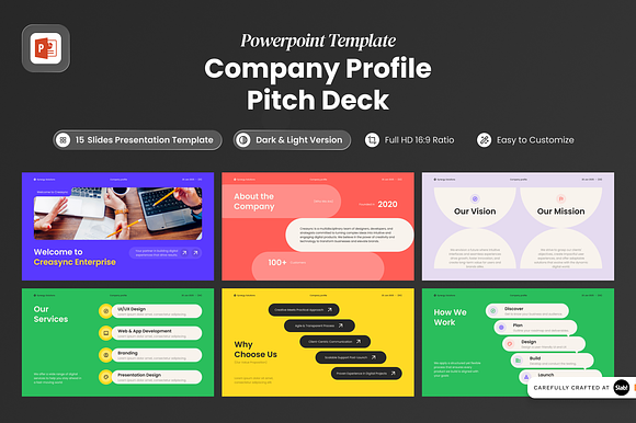 Synergy -Company Profile Power Point preview 4