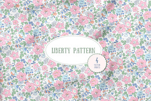 Retro Floral Seamless Pattern