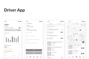 Foodo - Delivery Design Wireframe, a Wireframe Template by Capi Product (Thumbnail 8 of 9)