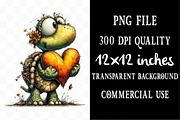 Funny Valentine Animals Clipart, an Illustration by Designking (Thumbnail 5 of 5)