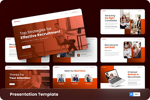 RecruitJob - Recruitment Keynote, a Presentation Template by GraphauseProject