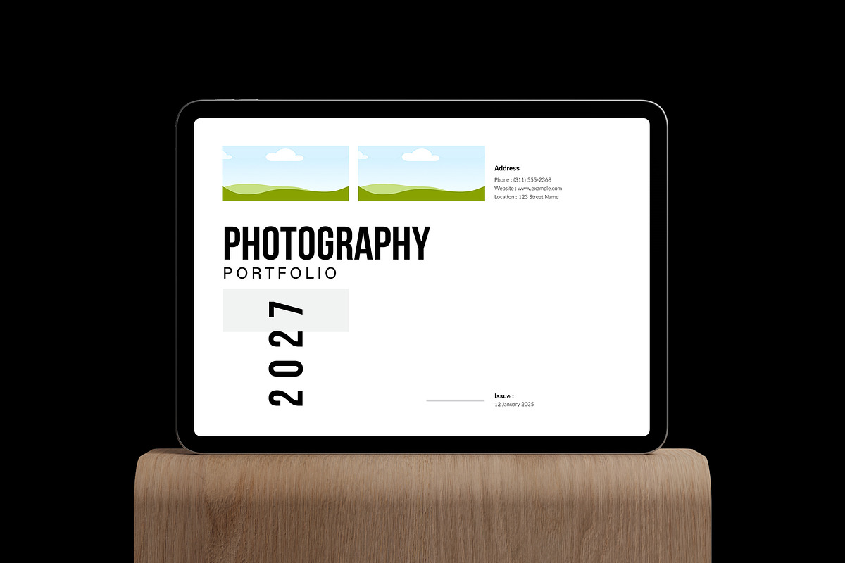 Photography Portfolio Landscape, a Brochure Template by NorthPeak (Photo 2 of 15)