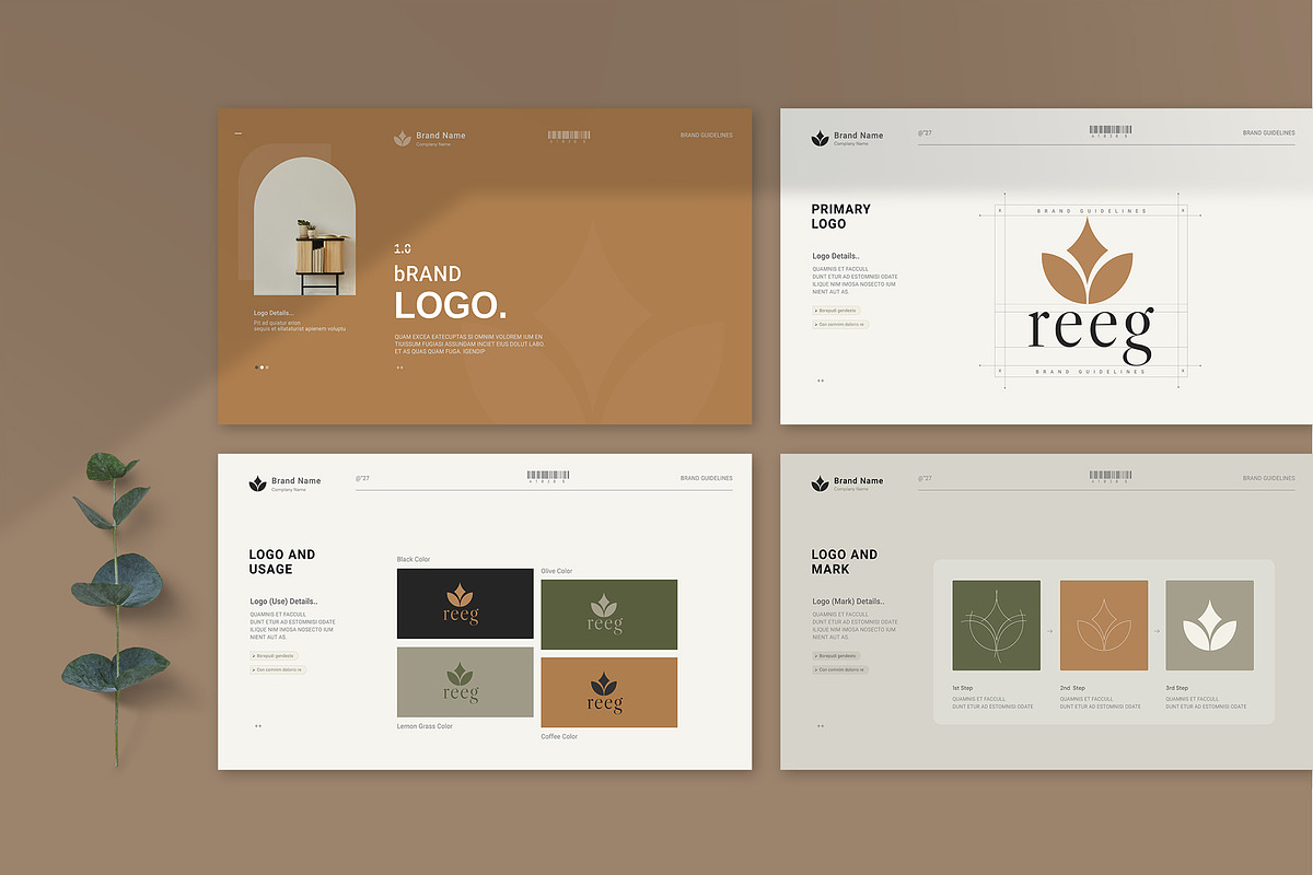 Reeg | Brand Guidelines, a Presentation Template by Design_Slide (Photo 4 of 9)