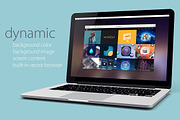 MacBook Pro 13 retina template, a Mac Mockup by Jérémy Paul (Thumbnail 4 of 5)