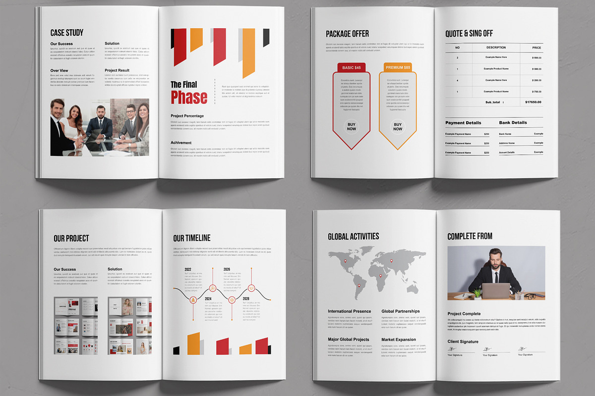 Project Proposal Design Layout | Creative Market
