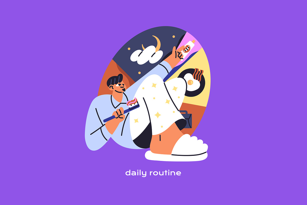 Personal development concept set, a Person Illustration by PaperTrident (Photo 6 of 27)