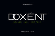Doxent Expanded Sans Serif Font, a Sans Serif Font by Idea Studio (Thumbnail 1 of 11)