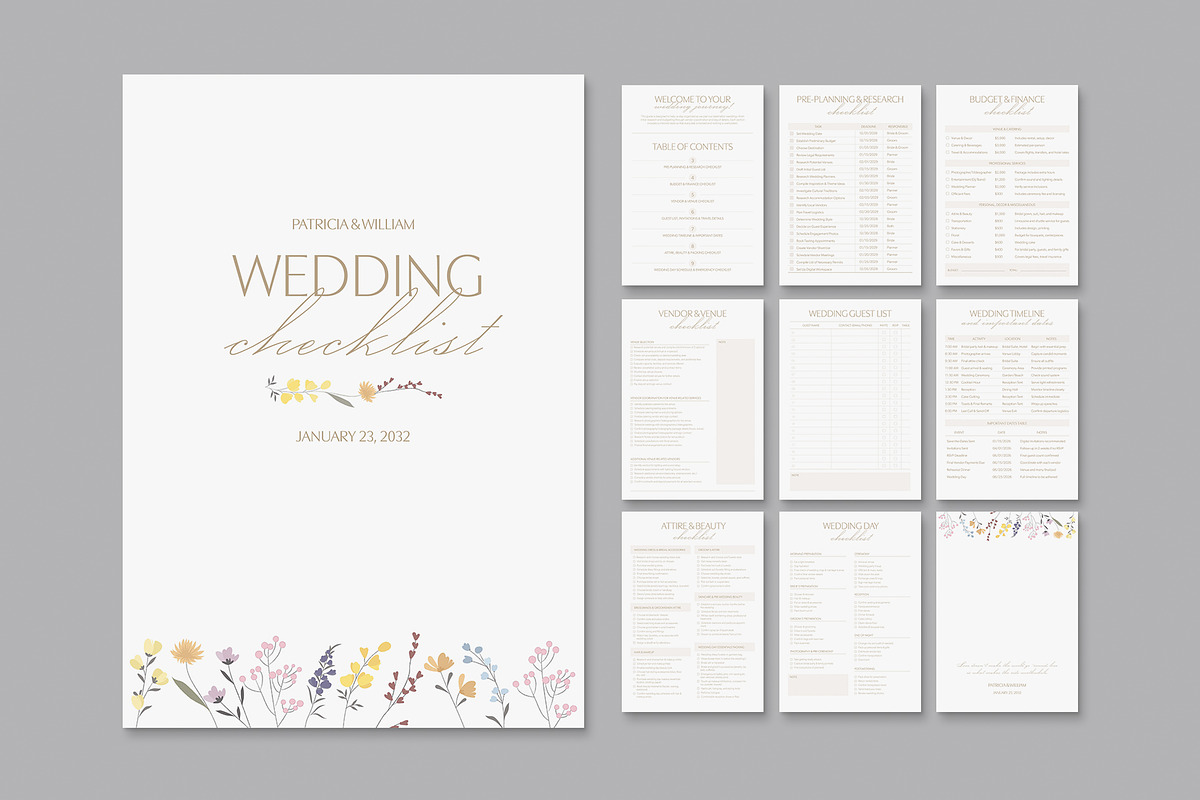 Wedding Checklist, a Stationery Template by BrandPacks (Photo 5 of 5)