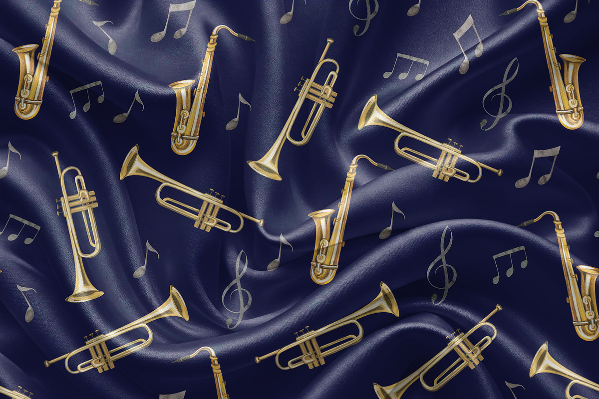 Music Digital Papers, Patterns, a Pattern Graphic by PatternPalette (Photo 10 of 12)
