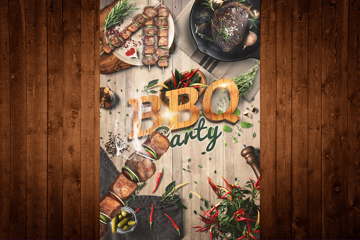 Barbecue Mockup Scene Creator, a Product Mockup by PSD Market (Photo 20 of 26)