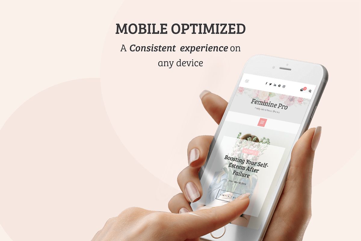 Feminine Pro WordPress Theme preview 4