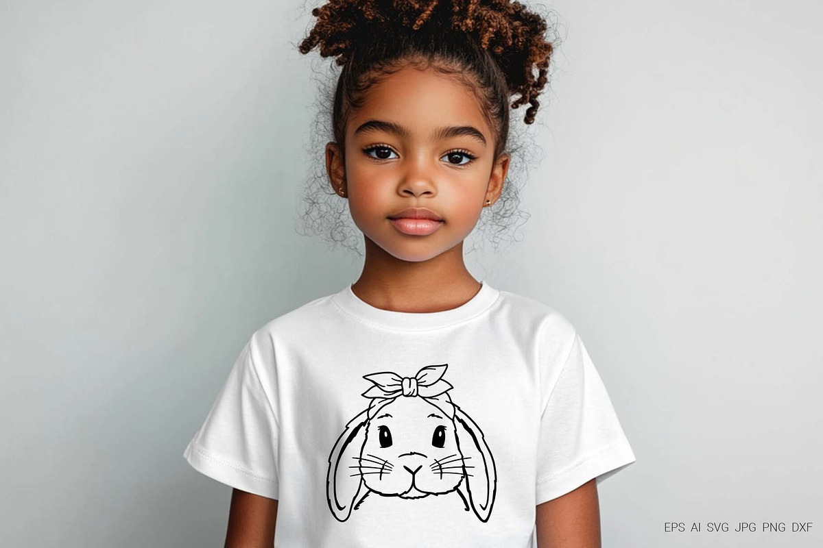 Cute Bunny. Easter Line Art, an Animal Illustration by Irina Ostapenko (Photo 3 of 7)