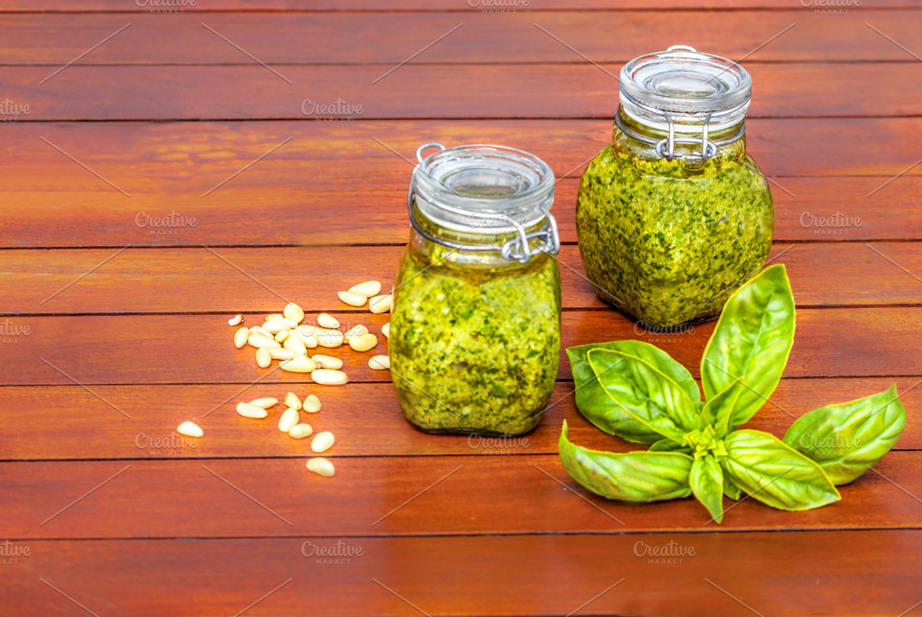 Basil pesto, a Food & Drink Photo by ChristianThür Photography