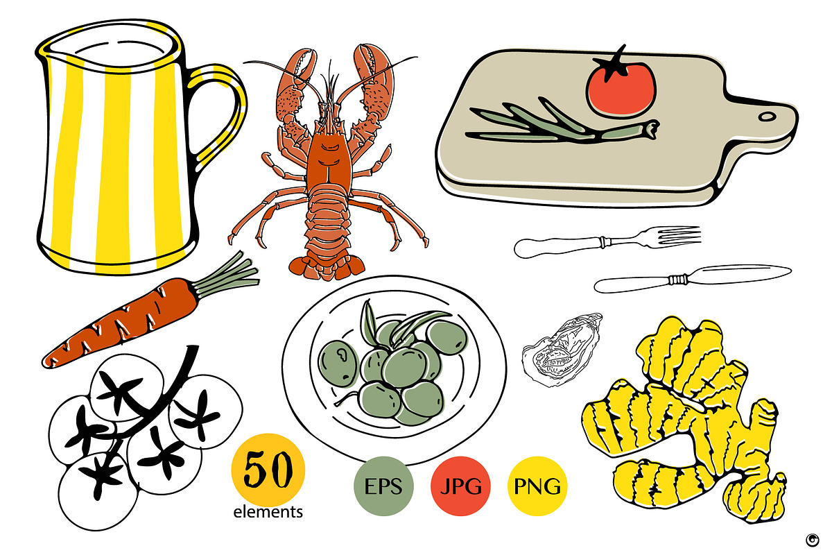 Summer diet, a Food Illustration by Olillia (Photo 2 of 5)