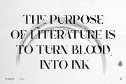 Mangsi | Inked Display Typeface, a Handwritten Font by Aluyeah Studio (Thumbnail 13 of 16)
