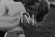 DM monogram, a Branding & Logo Template by LINKED LETTERS STUDIO (Thumbnail 2 of 3)