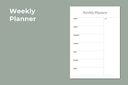 Printable Planner 2022 Calendar, a Stationery Template by Wipavee (Thumbnail 4 of 7)