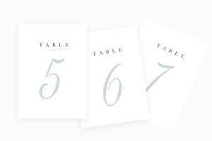 Table Numbers Reference TN02