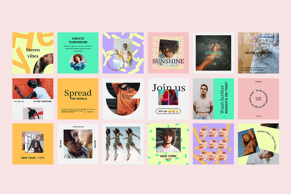 Instagram Templates | Canva, a Social Media Template by BigWeek (Photo 3 of 9)
