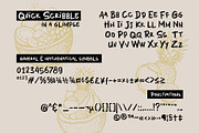 Quick Scribble - Food Base Font, a Handwritten Font by Inviline.co (Thumbnail 4 of 12)