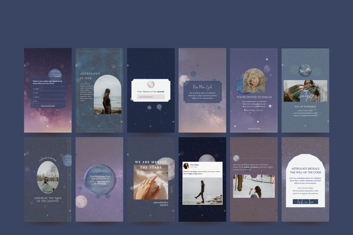 Astrology Instagram Story Template, a Social Media Template by Story Native (Photo 4 of 9)