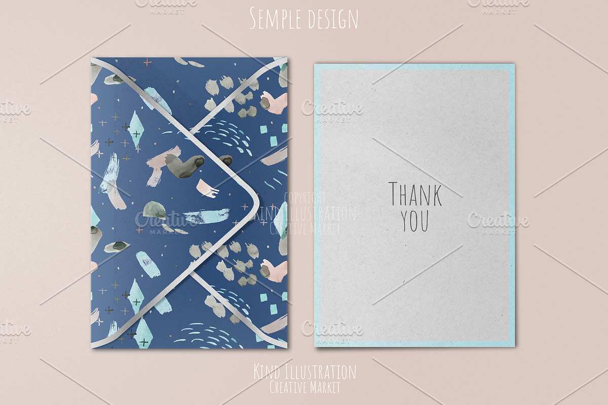 Postcard mockup, a Product Mockup by ⚞ Kind Illustration ⚟ (Photo 6 of 6)