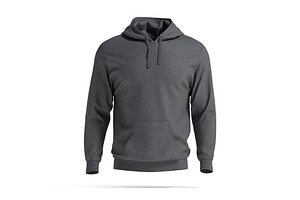 Black Sports Hoodie 3D Model, an Object 3D Model by rebrandy