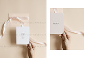 Styled Wedding Card Mockup 5x7 Ratio, a Graphic by HALFTOUNE (Thumbnail 2 of 2)