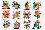 Hand-Drawn Christmas Clipart PNG, an Illustration by Dream Creation (Thumbnail 3 of 5)